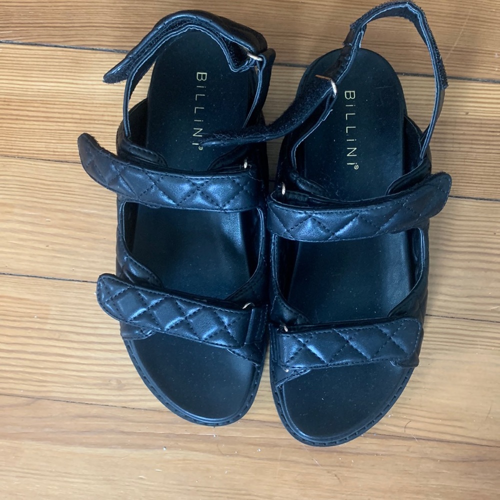 nwob billini zora sandals black